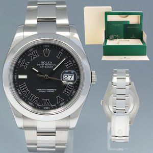 MINT! Rolex Datejust II Men's 41mm Watch With Box & hang tag!
